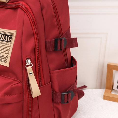 Grote Capaciteit Schoolrugzak Nylon Multi Zakken Casual Reizen Dagrugzak Voor Studenten Lichtgewicht