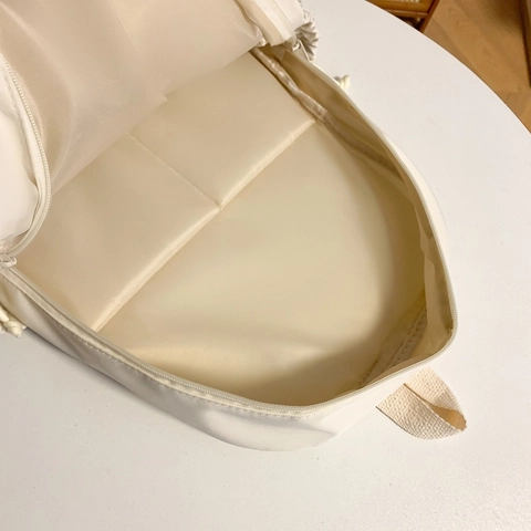 Zaino In Nylon Grande Capacità Cartella Semplice Versatile Per Studenti Zaino Da Viaggio Casual Con Tasche Multiple