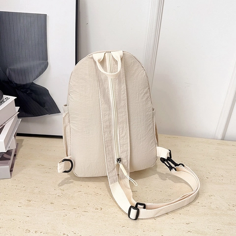 Zaino In Nylon Leggero Per Studenti Borsa A Tracolla Da Viaggio Multifunzionale Zainetto Scolastico Casual Spallacci Regolabili