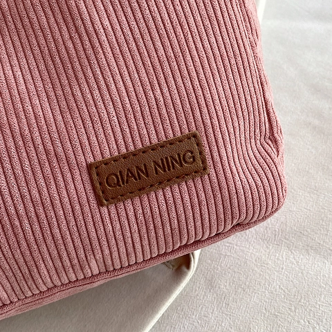 Sac Epaule En Velours Côtelé Grande Capacité Tote Hobo Mode Casual Sous Les Bras Main Pour Femmes Couleur Unie Versatile Hiver