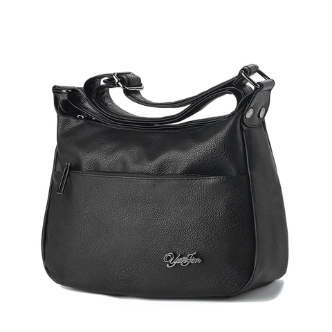 Sac À Épaule Femmes Grande Capacité Multi Poches Cuir PU Texture Litchi Bandoulière Réglable Sac À Main Décontracté