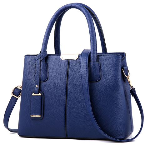 Damen Handtasche Lychee Muster PU Leder Tote Schulter Umhängetasche Mit Gold Hardware Vertikale Nähte Pendler Urban Chic