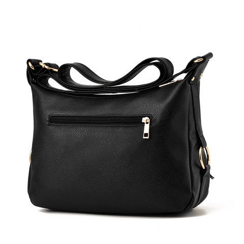 Borsa A Spalla Da Donna Pelle PU Coccodrillo Texture Litchi Grande Capacità Con Nappa Tracolla Regolabile Borsa A Tracolla