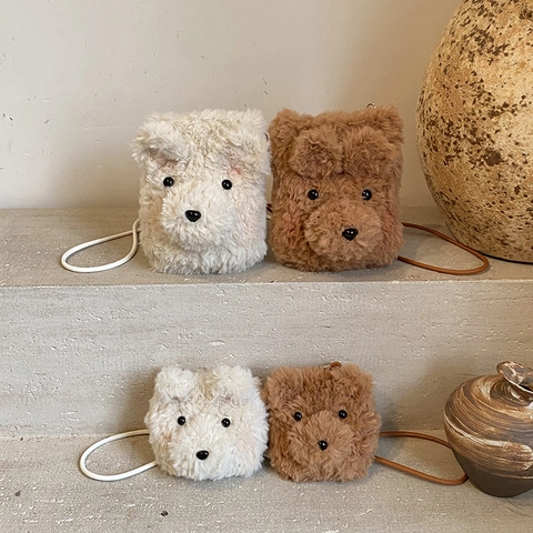 Borsa A Tracolla In Peluche Per Bambini Mini Borsa A Spalla Animali Carini Per Neonati Accessorio Autunno Inverno