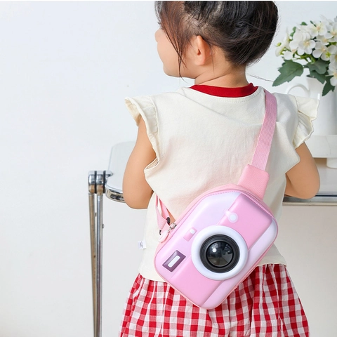 Kamera Form Kinder Umhängetasche Süß Kreativ EVA Hartschale Brusttasche Für Kleinkinder Jungen Mädchen