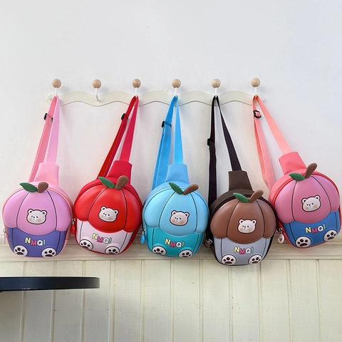 Sac De Poitrine Pour Enfants Ours Dessin Animé Léger EVA Oxford Sac Bandoulière Forme Animale 3D Pour Tout-petits