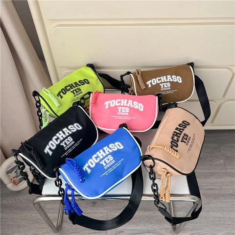Kids Shoulder Crossbody Bag Composite Fabric Letter Print Fashion Casual Small Messenger Bag For Boys Girls