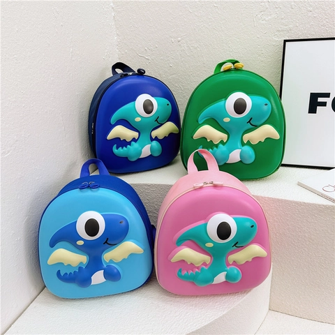Kids Backpack 3D Dinosaur Cartoon School Bag Toddler Preschool Lightweight Waterproof Hard Shell Large Capacity Boys Girls