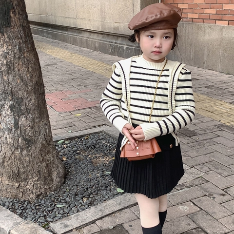 Creative Jacket Shaped Mini Crossbody Bag PU Leather Golden Chain Strap Fashionable Kids Accessory Messenger Bag