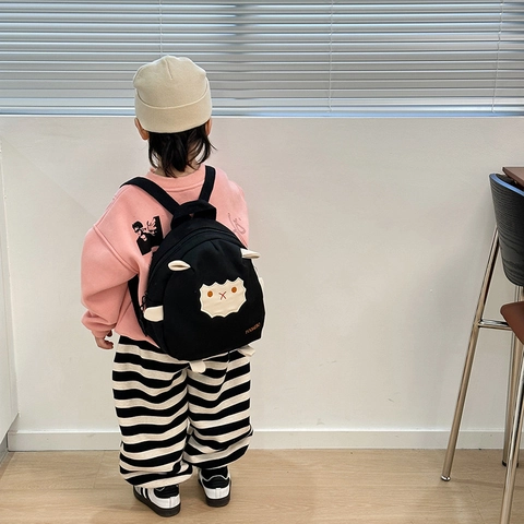 Zaino Per Bambini Carino 3D Pecora Agnello Cartone Animato Animale Tela Borsa Da Scuola Per Bambini Piccoli Prescolare Leggero