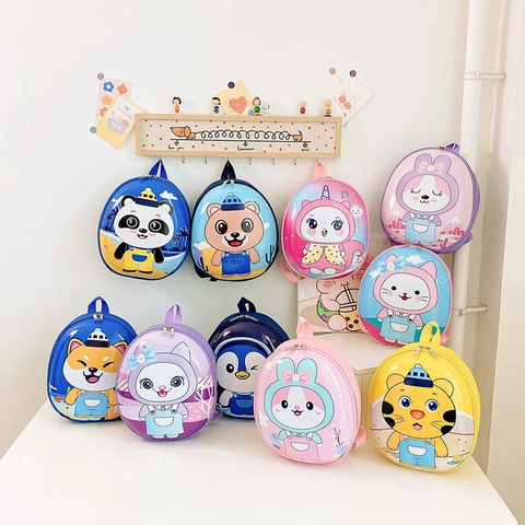 Sac À Dos Enfants Coque Rigide Design Œuf École Léger Dessin Animé Animal Mignon Pour Maternelle Tout-Petits