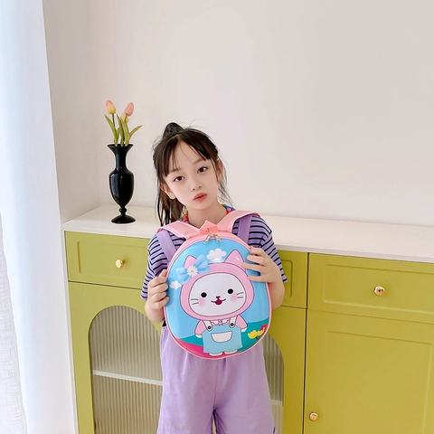 Sac À Dos Enfants Coque Rigide Design Œuf École Léger Dessin Animé Animal Mignon Pour Maternelle Tout-Petits