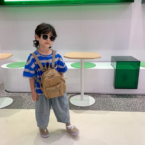 Kids Backpack Nylon Lightweight Waterproof Mini School Bag For Preschool Toddler Boys Girls Fashionable Casual Travel