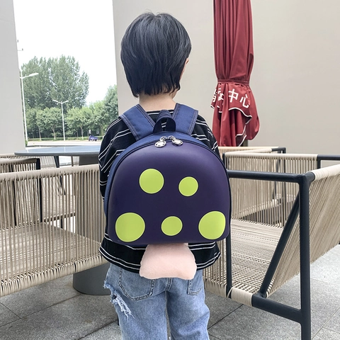 Pilzform Rucksack Polka Dot Wasserdicht Leicht Reisen Schultasche Für Kindergarten Kinder Kleinkinder