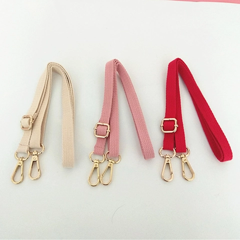 Tracolla di Ricambio per Borsa Donna alla Moda in Fettuccia di Cotone Regolabile Cinghia per Borsa a Tracolla Singola Colore Solido Accessorio per Borsetta