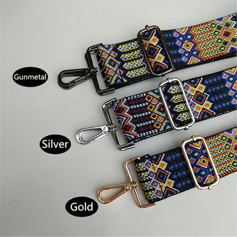 Taschengurt Ersatz Breit Ethnisch Geometrisch Gewebt Verstellbar Polyester Schulter Umhängetasche Gürtel Boho Stil
