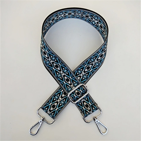 Tracolla in Poliestere Intrecciato Stile Etnico Tracolla Larga Regolabile Tracolla di Ricambio Geometrica per Borsa Donna