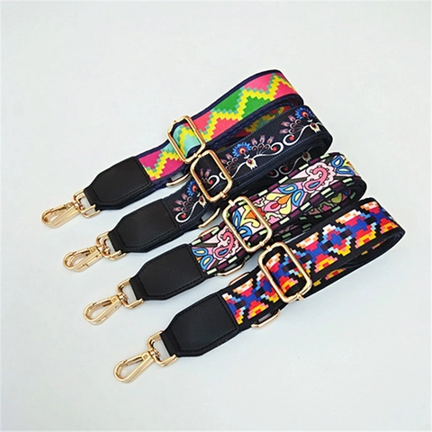 Tracolla Per Borsa Regolabile Larga Sostituzione Cinghia A Spalla Con Ganci In Metallo Etnico Boho Leopardo Serpiente