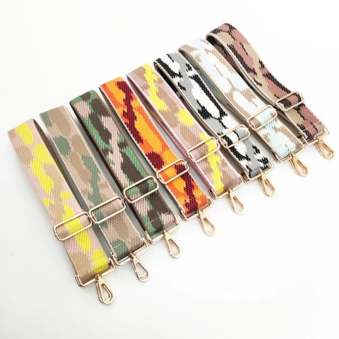 Verstellbarer Breiter Schultergurt Ersatz Für Handtaschen Vintage Strickmuster Umhängetasche Gürtel Mit Gold Metallclips Zubehör