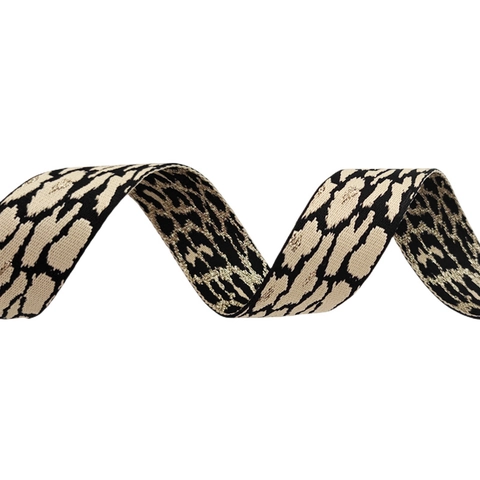 Correa de Nailon Ajustable con Estampado de Leopardo Correa de Repuesto Ancha con Hebillas de Metal Dorado para Bolsos