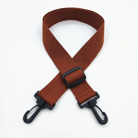 Adjustable Bag Strap Replacement Wide Shoulder Belt Woven Cotton Polyester Plastic Buckle For Crossbody Bags Candy Color