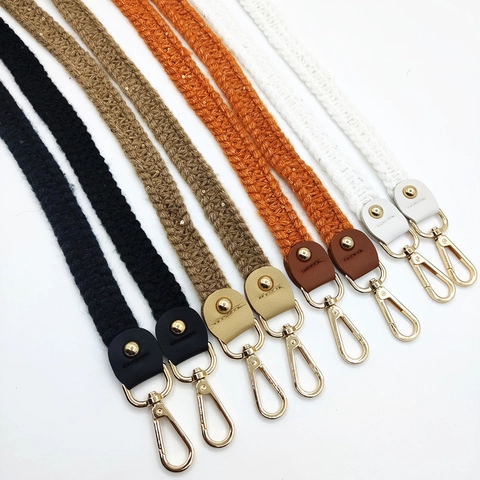Tracolla per Borsa in Maglia di Lana Sostituzione Tracolla a Mano Stile Uncinetto per Donna Accessori per Borse
