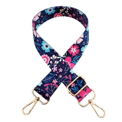 Replacement Bag Strap Wide Colorful Ethnic Style Bohemian Adjustable Polyester Shoulder Belt For Crossbody Handbags
