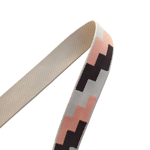 Verstellbarer Breiter Schultergurt Für Handtaschen Ethno Muster Ersatz Gewebter Taschenriemen Mehrfarbiger Geometrischer Jacquard Gurt Damen