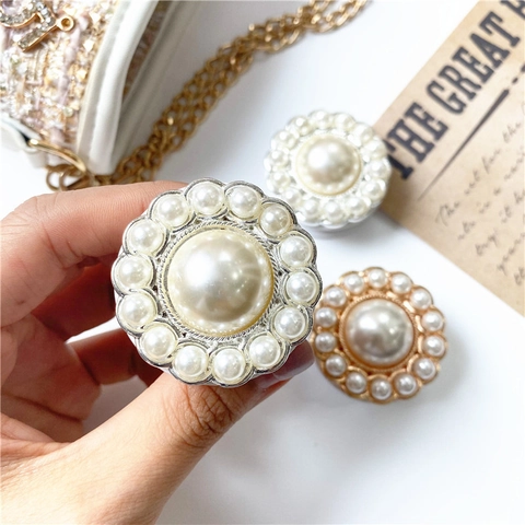 Supporto Per Cellulare Fiore Perla Artificial Griptok Estensibile Elegante Pieghevole Lega Per Scrivania