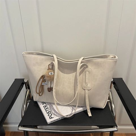 Women Leopard Print Tote Bag Large Capacity Vintage Suede Texture PU Leather Shoulder Handbag For Daily Commute Casual
