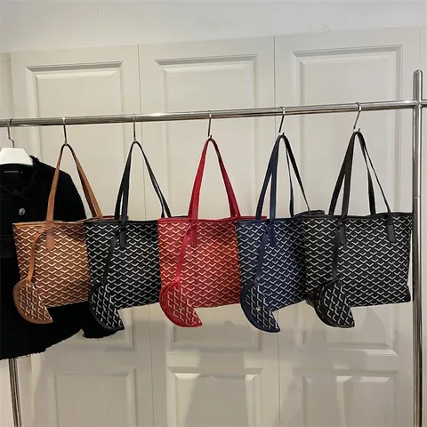 Large Capacity PU Leather Tote Handbag And Matching Pouch Chevron Y-Pattern Print Polyester Lining Commuter Bag For Women