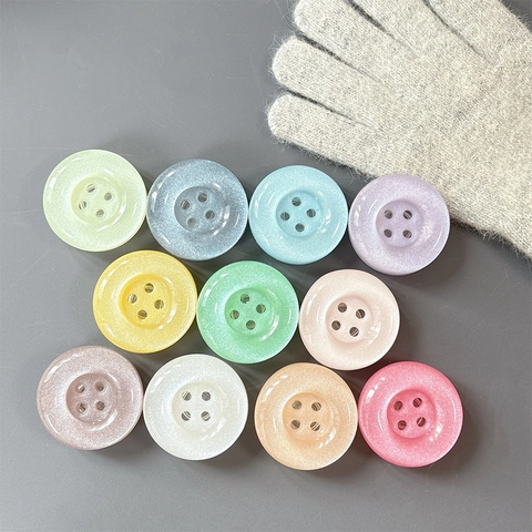 Supporto Telefono Pop Socket Bottone Perla Artificial Glitterata Impugnatura Espandibile Resina Semplice Lucido Supporto Smartphone Estetico