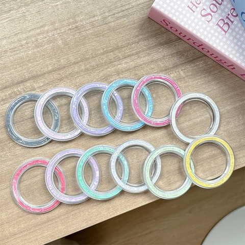 Base De Soporte Magnético Para Teléfono Patrón De Concha Compatible MagSafe Acrílico DIY Soporte Circular Elegante Mujeres