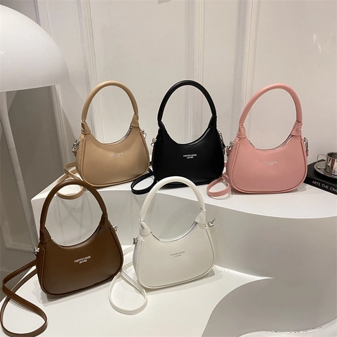 Borsa Hobo Mezzaluna in Pelle PU da Donna Stampata Borsa a Spalla Fashion con Tracolla Regolabile Borsa a Tracolla Casual