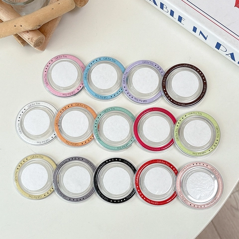 Magnetischer Handy Luftkissen Ständer Rund Kunststoff MagSafe Kompatibel Desktop Griff Mit Gift For You Druck