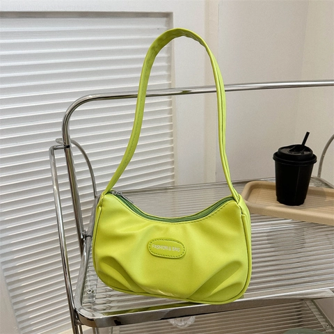 Borsa Sottoascella Da Donna Pelle PU Pieghettata Borsa A Spalla Moda Versatile Borsa A Mano Design Di Nicchia Mezzaluna