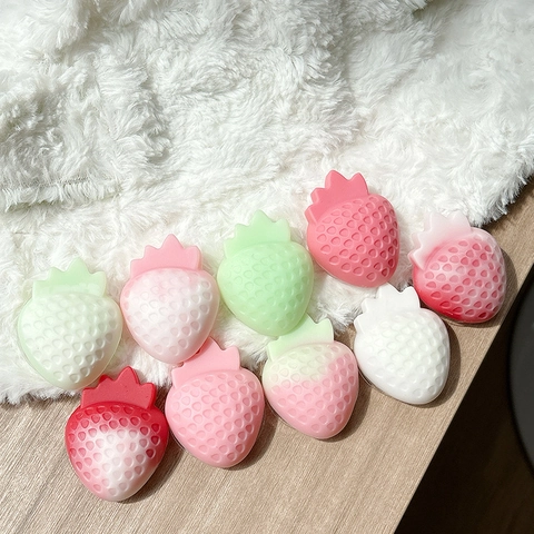 Supporto Telefono Fragola 3D Forma Frutta Supporto Retrattile Resina Pieghevole Grip Tok Supporto Scrivania Carino Sfumato Stile Ins