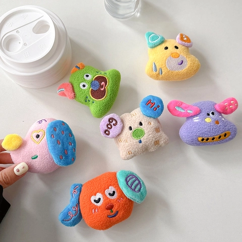 Supporto Per Telefono In Peluche Cucciolo Cartone Animato Simpatico Animale Estensibile Adesivo Accessorio Grip