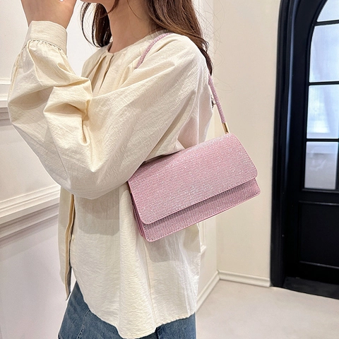 Damen Abendtasche Mit Pailletten Und Glitzer Elegante Bankett Clutch Crossbody Schulterhandtasche Mit Kettenriemen Mode Party