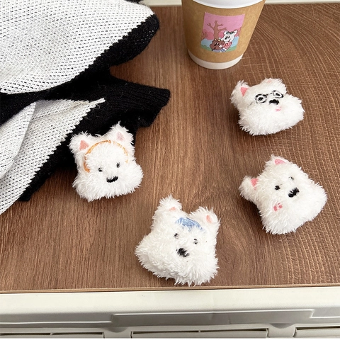 Supporto Per Telefono Cane Di Peluche Carino Presa Espandibile Kawaii Pelliccia Sintetica Animale Impugnatura Mobile Supporto Adesivo
