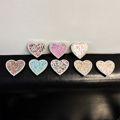 Supporto Per Telefono A Forma De Cuore Estensibile Con Strass E Lustrini A Stella Colorati Lucido Portatile Smartphone