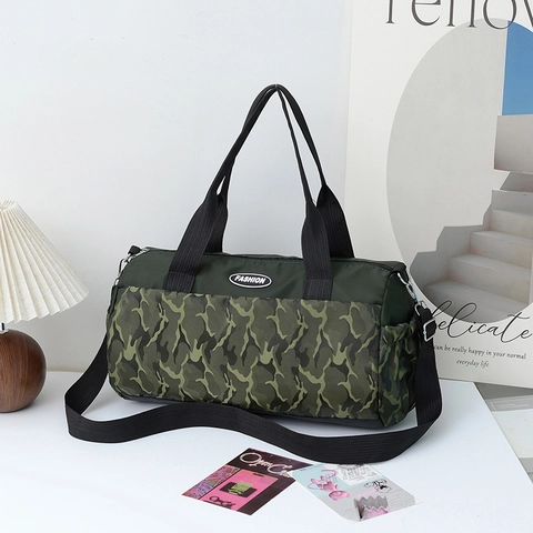 Camouflage Reisetasche Große Kapazität Wasserdicht Nylon Fitness Sport Handtasche Für Herren Damen Mit Kofferhülle