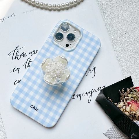 Bloem Telefoon Griptok Uitbreidbare Bureauhouder Zelfklevend Plastic Kunstparel Elegant Accessoire Voor Mobiel