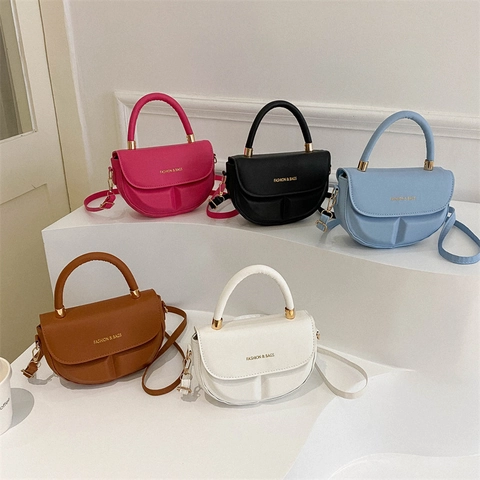 Women Shoulder Saddle Bag Solid Color PU Leather Geometric Quilted Handbag Crossbody Purse For Daily Commute Casual Fashion