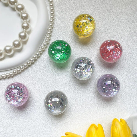 Supporto Per Cellulare Grip Estensibile Pieghevole Design Sfera Di Cristallo Glitter Stella Luna Inlay Supporto Universale
