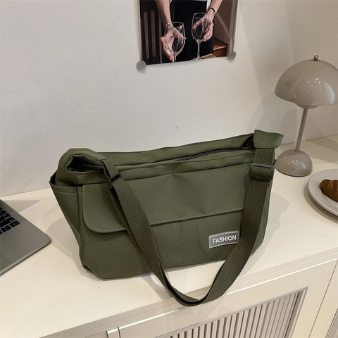 Borsa a Tracolla Casual in Nylon per Donna Grande Capacità Idrorepellente Borsa Crossbody Con Tracolla Regolabile Borsa a Spalla