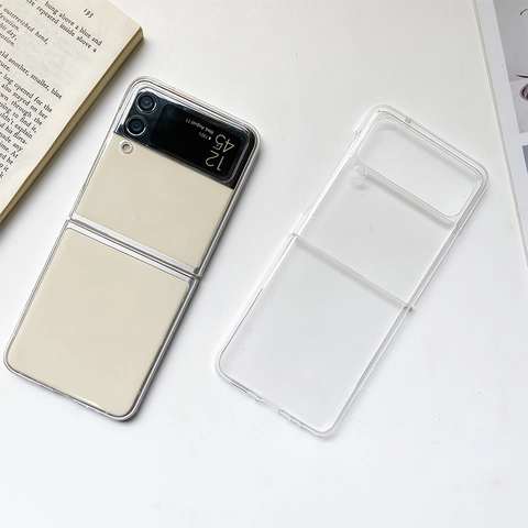 Transparent Foldable Phone Case Ultra Thin Clear Hard PC Protective Cover For Folding Screen Mobile Phone Minimalist Sleek