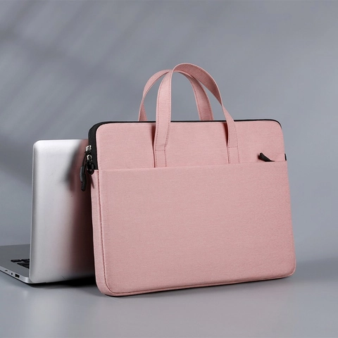 Αδιάβροχη Θήκη Laptop από Ύφασμα Oxford Λεπτός Επαγγελματικός Χαρτοφύλακας Με Λαβή και Αφαιρούμενο Ιμάντα Ώμου Προστατευτική Θήκη Unisex