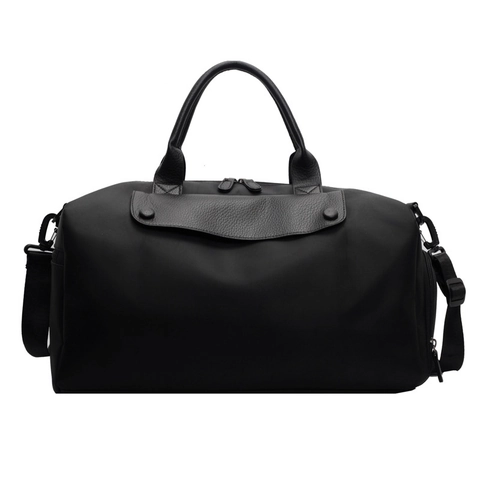 Borsa Da Viaggio Grande Capacità Tessuto Oxford Con Scomparto Scarpe Separazione Umido Secco Fitness Sport Weekend