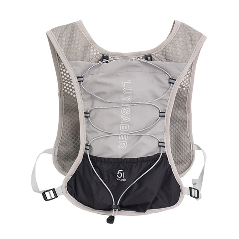 Running Hydration Vest Nylon Lightweight Breathable Mesh Sport Backpack For Marathon Cycling Hiking